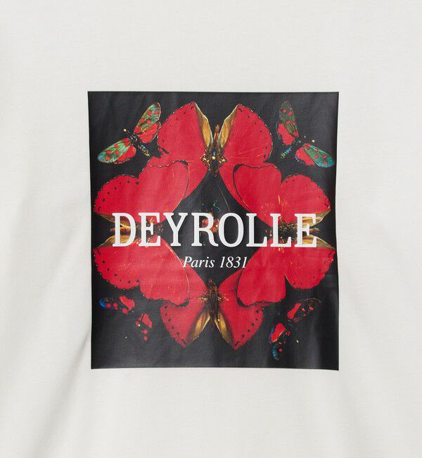 UNITED ARROWS green label relaxing「DEYROLLE GLR プリント クルーネック 半袖 Tシャツ」|Tシャツ・カットソー|