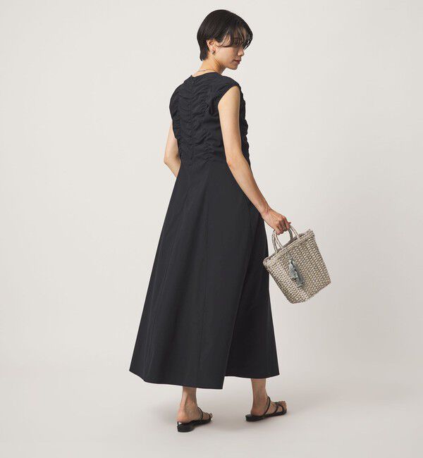 UNITED ARROWS green label relaxing「シャーリング ワンピース」|ワンピース|NAVY