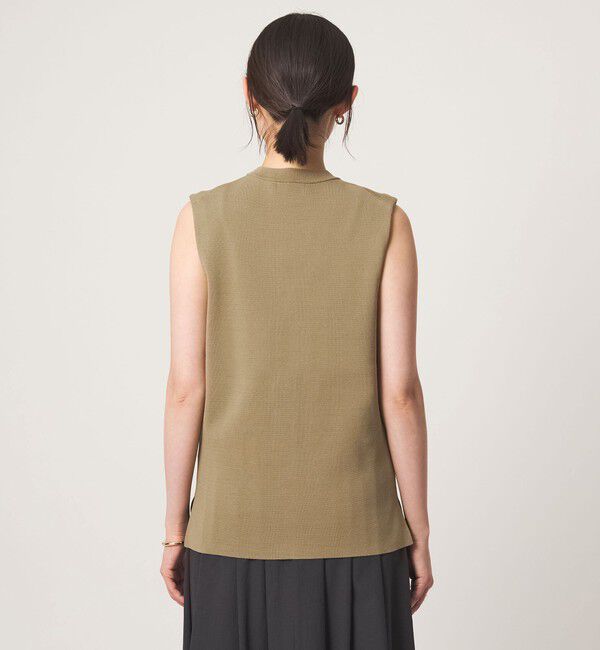 UNITED ARROWS green label relaxing「ゴールドカラーボタン ニット ジレ」|ベスト・ジレ|