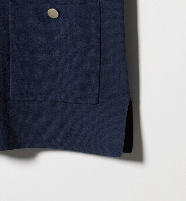 UNITED ARROWS green label relaxing「ゴールドカラーボタン ニット ジレ」|ベスト・ジレ|