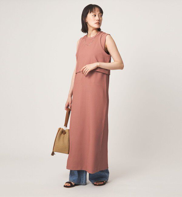 UNITED ARROWS green label relaxing「タンクトップ&times;ノースリーブ ワンピース セット」|ワンピース|