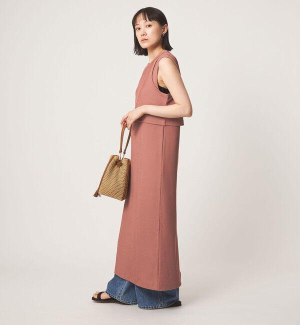 UNITED ARROWS green label relaxing「タンクトップ&times;ノースリーブ ワンピース セット」|ワンピース|