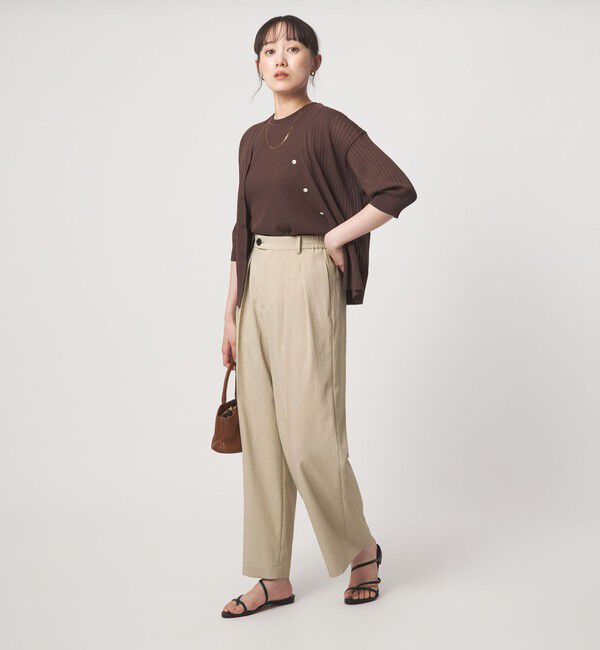 UNITED ARROWS green label relaxing「［size SHORT/TALLあり］2タック ワイド パンツ UVカット 接触冷感 吸水速乾」|その他|