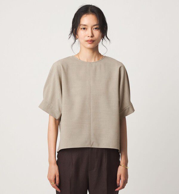 UNITED ARROWS green label relaxing「リネンライク ブラウス 2 マシンウォッシャブル 接触冷感」|シャツ・ブラウス|