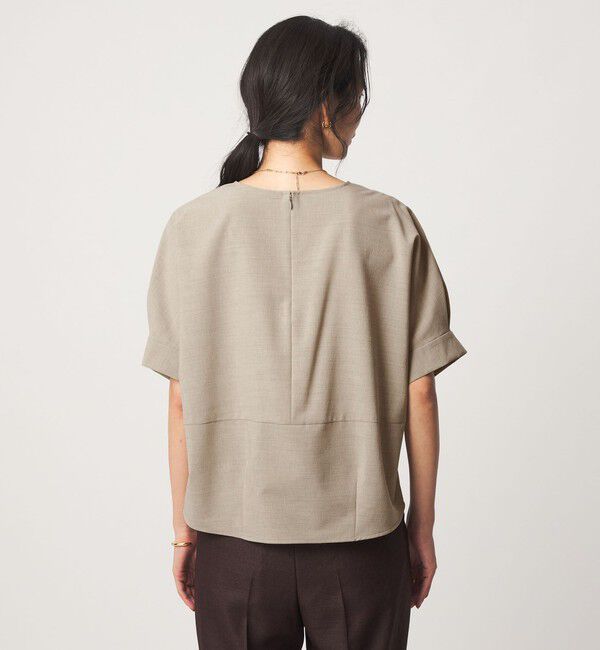 UNITED ARROWS green label relaxing「リネンライク ブラウス 2 マシンウォッシャブル 接触冷感」|シャツ・ブラウス|