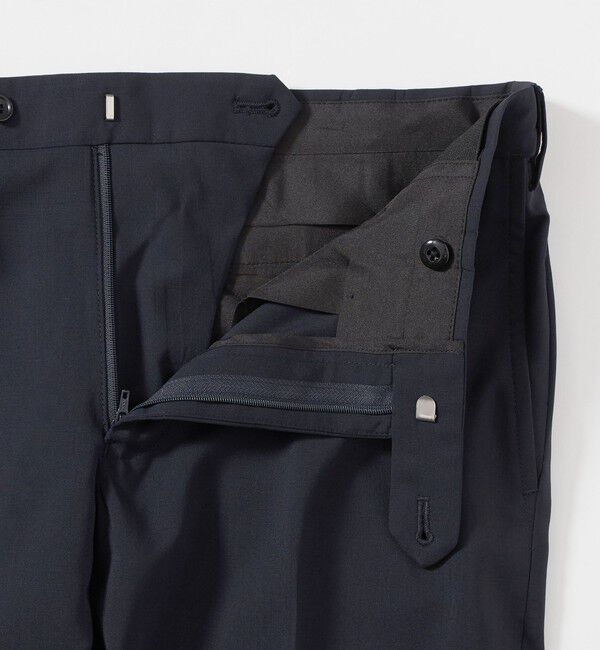 UNITED ARROWS green label relaxing「A+ air TW サイロ ソリッド アジャスター スラックス -接触冷感・通気性-」|スラックス|