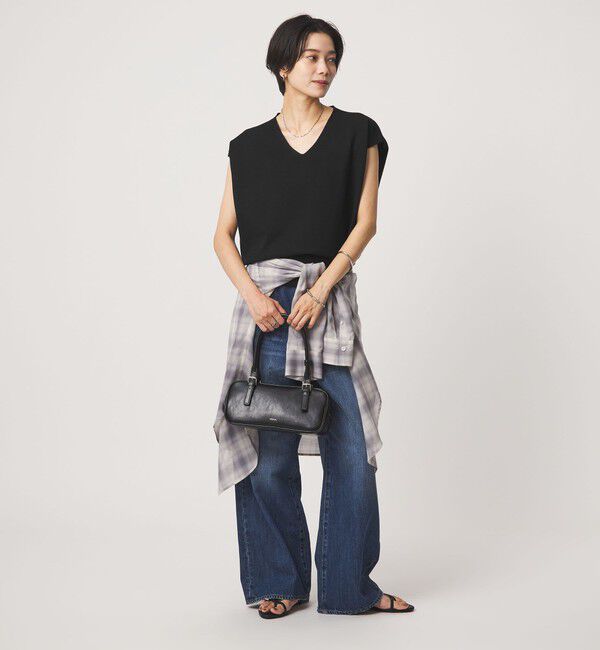 UNITED ARROWS green label relaxing「Vネック ニット ベスト」|ベスト・ジレ|