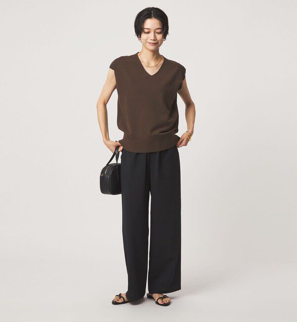 UNITED ARROWS green label relaxing「Vネック ニット ベスト」|ベスト・ジレ|