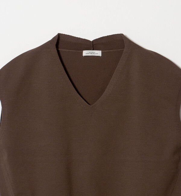 UNITED ARROWS green label relaxing「Vネック ニット ベスト」|ベスト・ジレ|