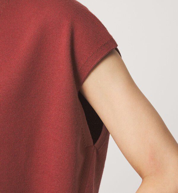 UNITED ARROWS green label relaxing「Vネック ニット ベスト」|ベスト・ジレ|