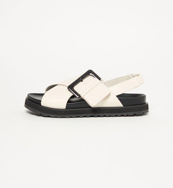 BEAUTY&YOUTH UNITED ARROWS「ビッグバックル クロスストラップ サンダル」|サンダル|