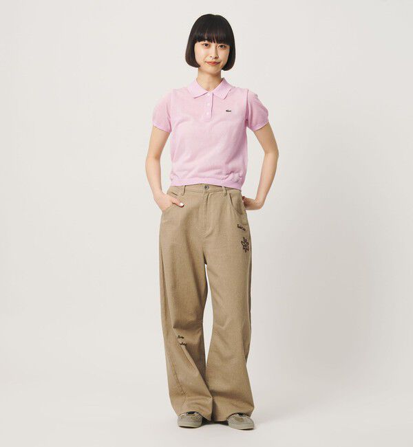 BEAUTY&YOUTH UNITED ARROWS「＜LACOSTE＞ラメニット ポロシャツ」|ポロシャツ|