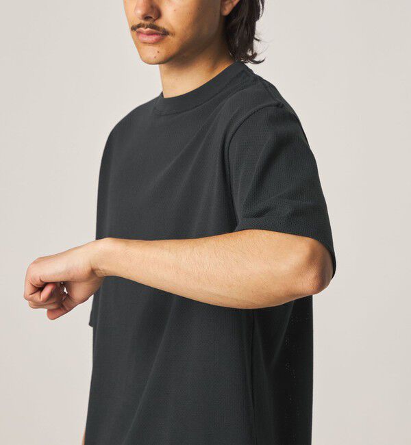 STEVEN ALAN「＜Steven Alan＞ アイレットメッシュ クルーネック Tシャツ」|Tシャツ・カットソー|