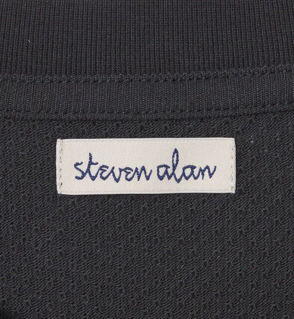 STEVEN ALAN「＜Steven Alan＞ アイレットメッシュ クルーネック Tシャツ」|Tシャツ・カットソー|