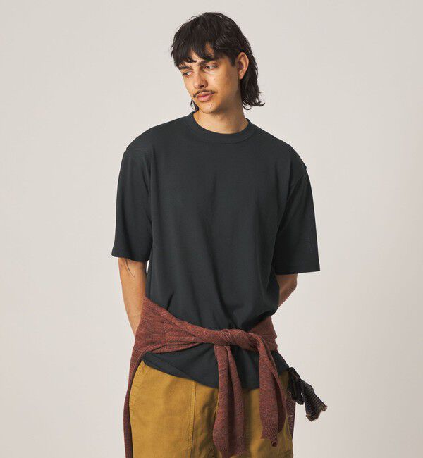 STEVEN ALAN「＜Steven Alan＞ アイレットメッシュ クルーネック Tシャツ」|Tシャツ・カットソー|