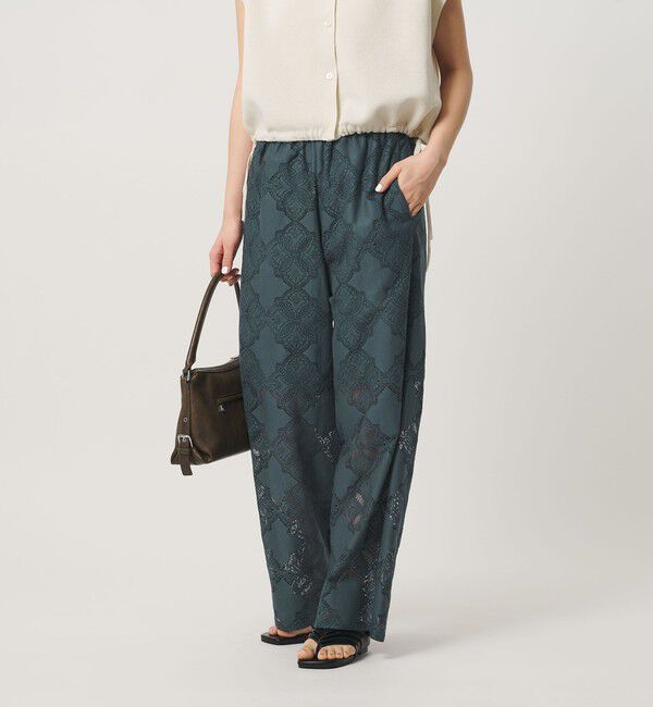 BEAUTY&YOUTH UNITED ARROWS「【WEB限定 Wardrobe DAILY MINIMAL】レース イージーパンツ ウォッシャブル」|その他|