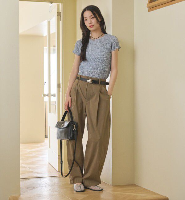 BEAUTY&YOUTH UNITED ARROWS「【WEB限定】シュリンクレース プルオーバー」|Tシャツ・カットソー|