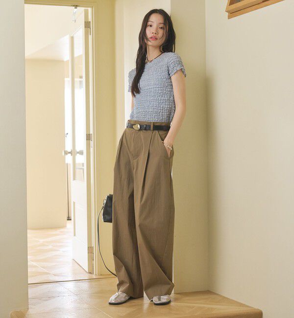 BEAUTY&YOUTH UNITED ARROWS「【WEB限定】シュリンクレース プルオーバー」|Tシャツ・カットソー|