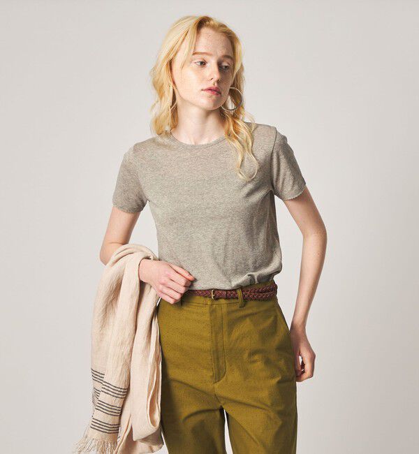 STEVEN ALAN「＜Steven Alan＞ラメジャージー シェルタック プルオーバー」|Tシャツ・カットソー|
