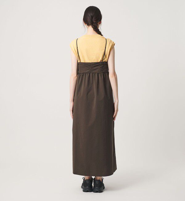 BEAUTY&YOUTH UNITED ARROWS「チェック＆ソリッド キャミソールワンピース ウォッシャブル」|ワンピース|