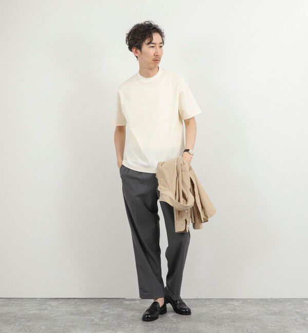 NOLLEY'S goodman「【BECシリーズ】《ビジカジ対応》超長綿ハイゲージポンチ ジャケットTシャツ 26SS」|Tシャツ・カットソー|