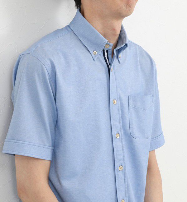 NOLLEY'S goodman「《ビジカジ対応》カノコテープBD SS 半袖ボタンダウンシャツ 26SS」|シャツ・ブラウス|