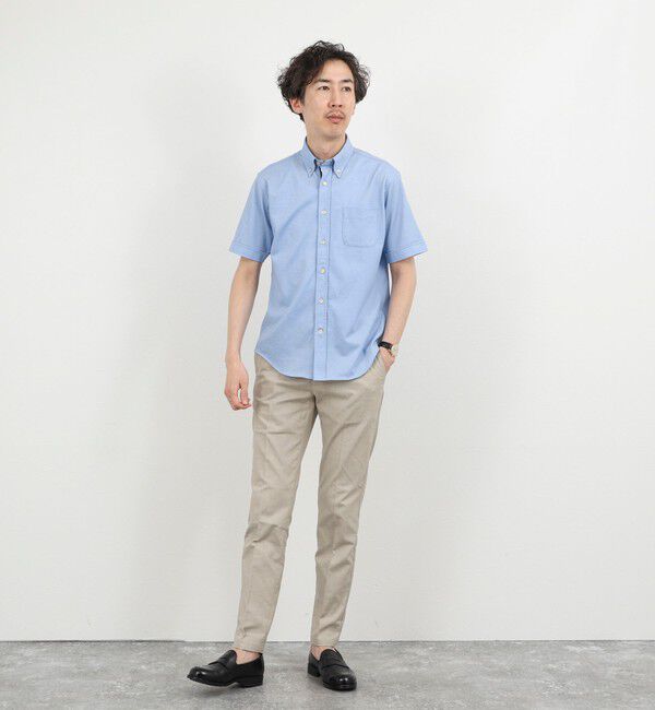 NOLLEY'S goodman「《ビジカジ対応》カノコテープBD SS 半袖ボタンダウンシャツ 26SS」|シャツ・ブラウス|