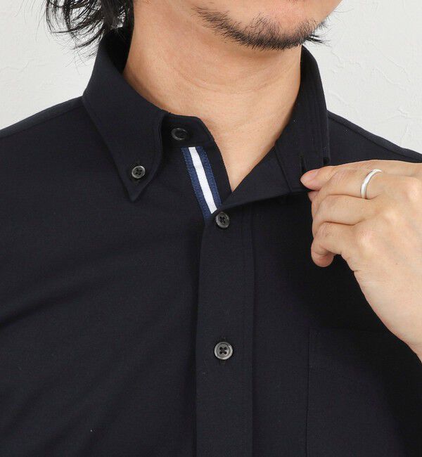 NOLLEY'S goodman「《ビジカジ対応》カノコテープBD SS 半袖ボタンダウンシャツ 26SS」|シャツ・ブラウス|