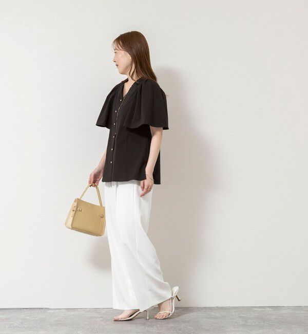 NOLLEY'S sophi「《セットアップ対応》NEW morisachiウォッシャブルツイルイージーワイドパンツ」|その他|
