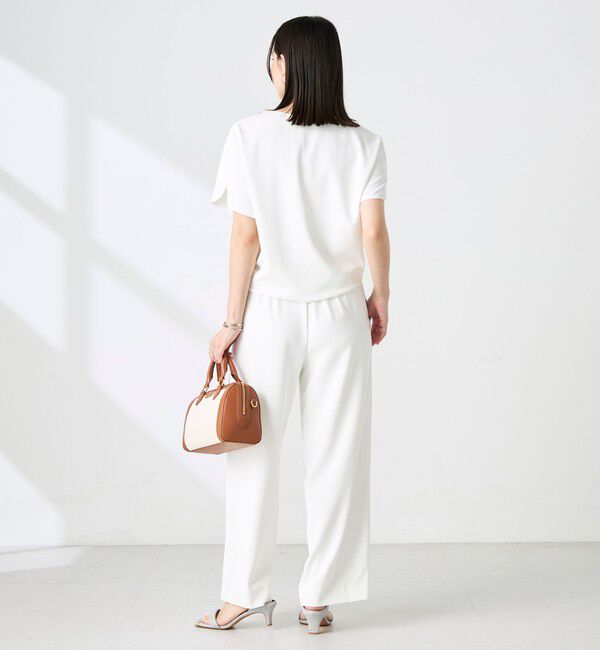 NOLLEY'S sophi「《セットアップ対応》NEW morisachiウォッシャブルツイルイージーワイドパンツ」|その他|
