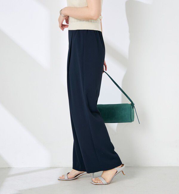 NOLLEY'S sophi「《セットアップ対応》NEW morisachiウォッシャブルツイルイージーワイドパンツ」|その他|
