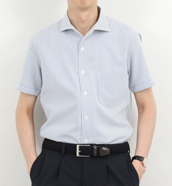 NOLLEY'S goodman「《ビジカジ対応》ノータイシャツ イタリアンカラーSS 26SS」|シャツ・ブラウス|