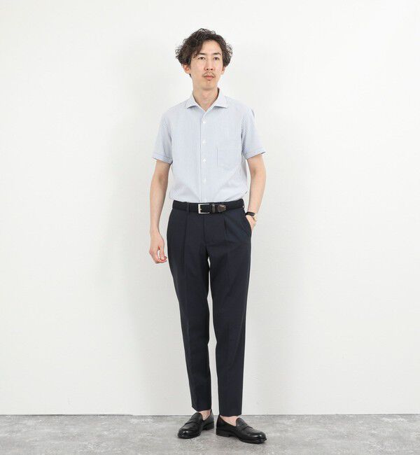 NOLLEY'S goodman「《ビジカジ対応》ノータイシャツ イタリアンカラーSS 26SS」|シャツ・ブラウス|
