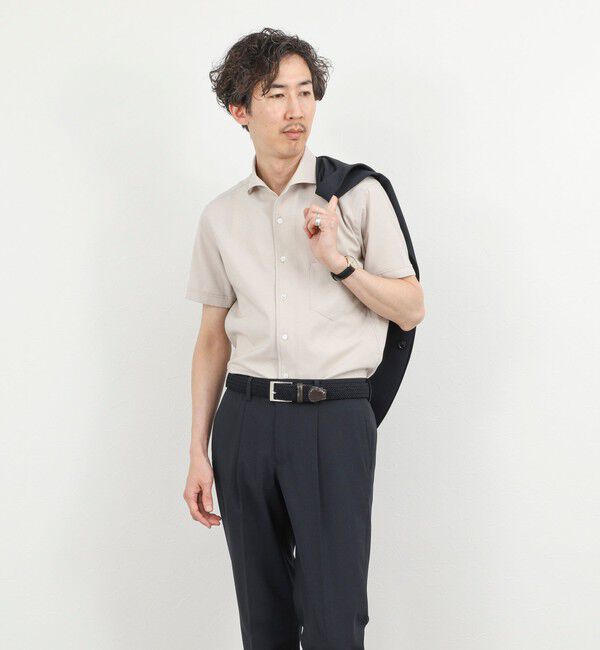 NOLLEY'S goodman「《ビジカジ対応》ノータイシャツ イタリアンカラーSS 26SS」|シャツ・ブラウス|