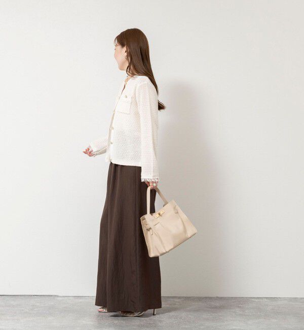 NOLLEY'S sophi「ウォッシャブルフィブリルポプリンワイドパンツ」|その他|