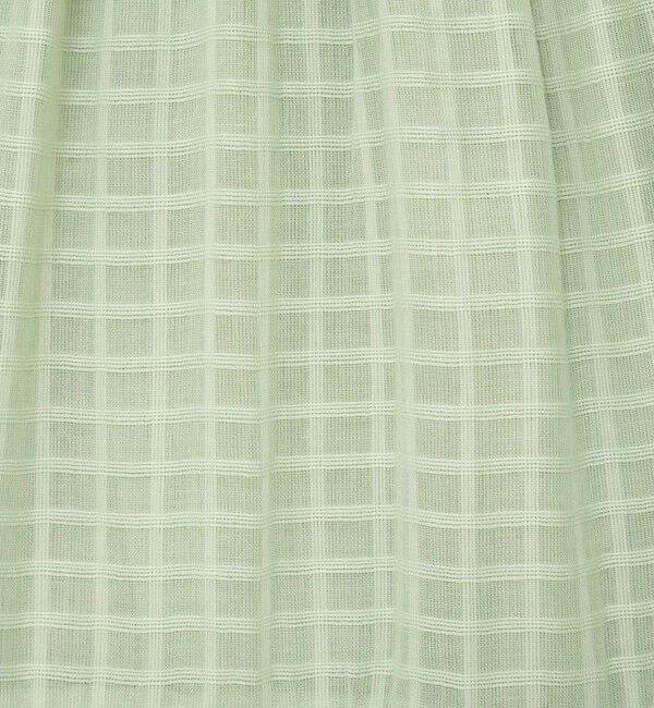 NOLLEY'S sophi「【WALANCE/ワランス】natural dye sheer cotton check gather camisole」|シャツ・ブラウス|