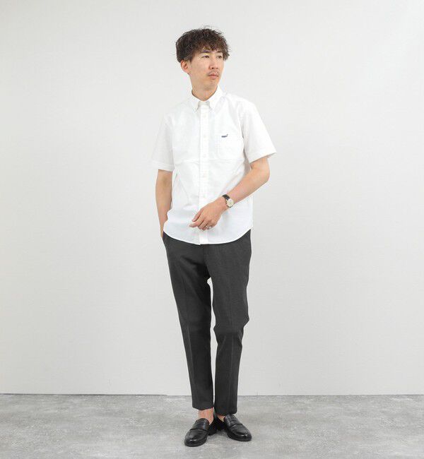 NOLLEY'S goodman「クジラBD S/S サッカー/オックス 半袖シャツ 26SS」|シャツ・ブラウス|