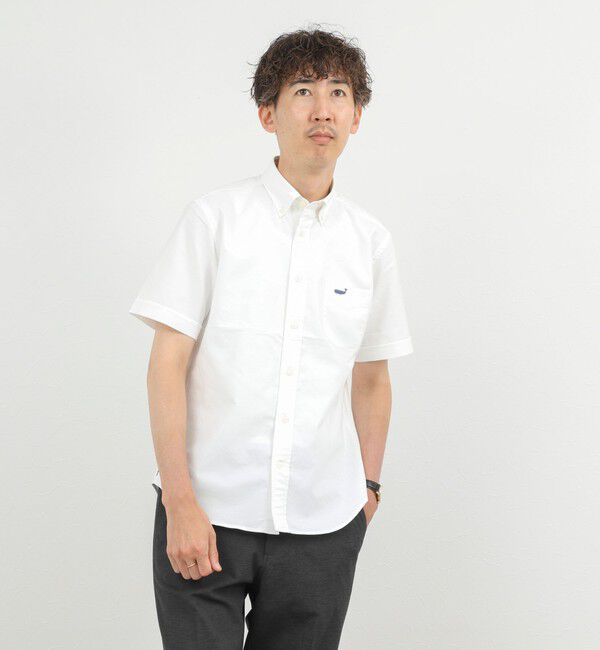 NOLLEY'S goodman「クジラBD S/S サッカー/オックス 半袖シャツ 26SS」|シャツ・ブラウス|