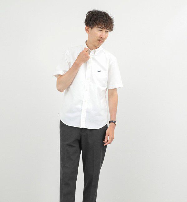 NOLLEY'S goodman「クジラBD S/S サッカー/オックス 半袖シャツ 26SS」|シャツ・ブラウス|