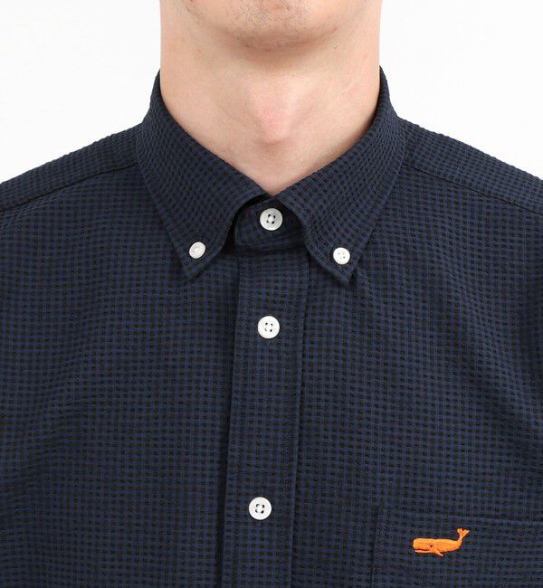 NOLLEY'S goodman「クジラBD S/S サッカー/オックス 半袖シャツ 26SS」|シャツ・ブラウス|