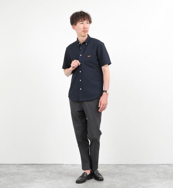 NOLLEY'S goodman「クジラBD S/S サッカー/オックス 半袖シャツ 26SS」|シャツ・ブラウス|
