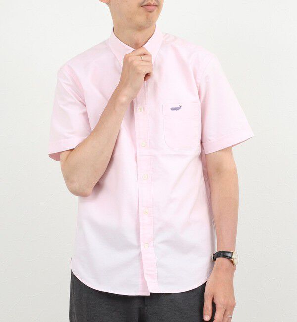 NOLLEY'S goodman「クジラBD S/S サッカー/オックス 半袖シャツ 26SS」|シャツ・ブラウス|