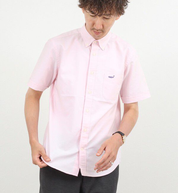 NOLLEY'S goodman「クジラBD S/S サッカー/オックス 半袖シャツ 26SS」|シャツ・ブラウス|