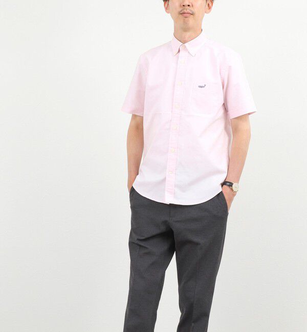 NOLLEY'S goodman「クジラBD S/S サッカー/オックス 半袖シャツ 26SS」|シャツ・ブラウス|