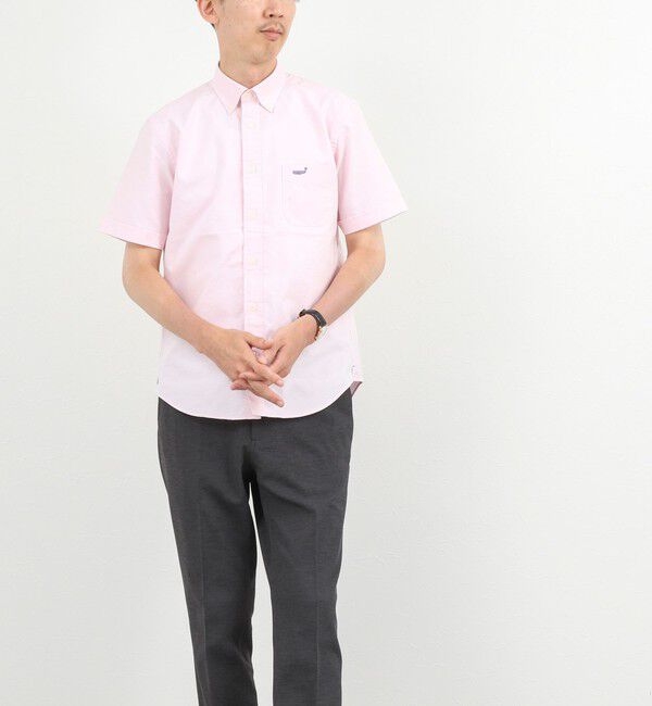 NOLLEY'S goodman「クジラBD S/S サッカー/オックス 半袖シャツ 26SS」|シャツ・ブラウス|