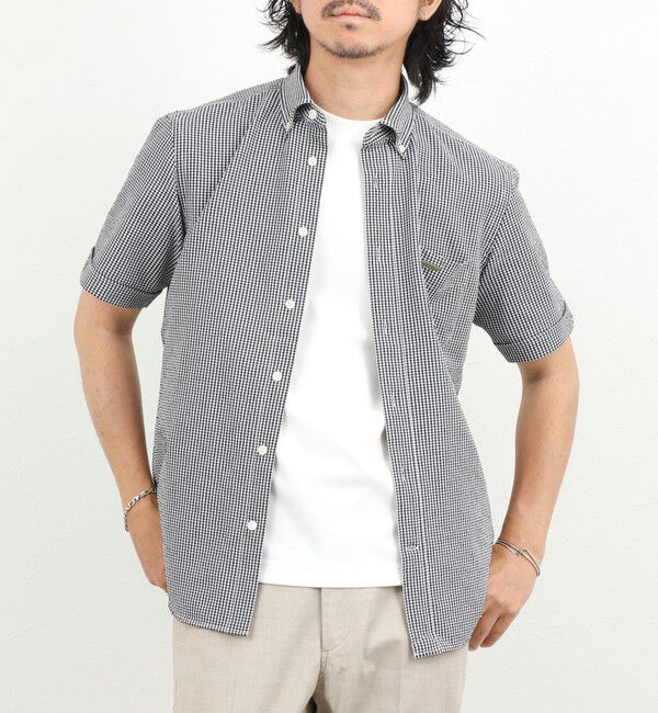 NOLLEY'S goodman「クジラBD S/S サッカー/オックス 半袖シャツ 26SS」|シャツ・ブラウス|