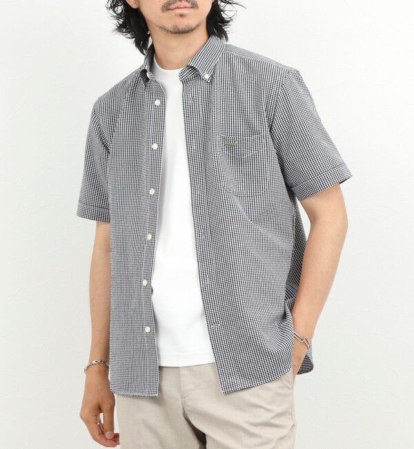 NOLLEY'S goodman「クジラBD S/S サッカー/オックス 半袖シャツ 26SS」|シャツ・ブラウス|