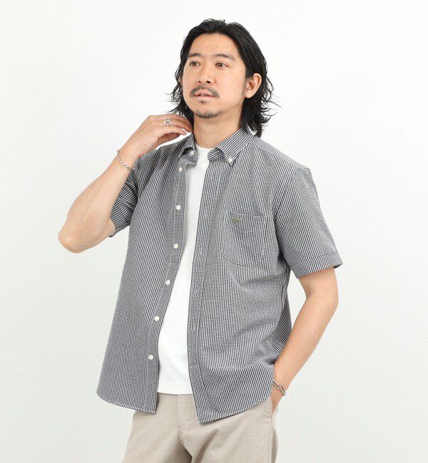 NOLLEY'S goodman「クジラBD S/S サッカー/オックス 半袖シャツ 26SS」|シャツ・ブラウス|