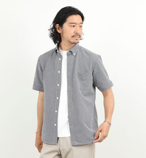 NOLLEY'S goodman「クジラBD S/S サッカー/オックス 半袖シャツ 26SS」|シャツ・ブラウス|