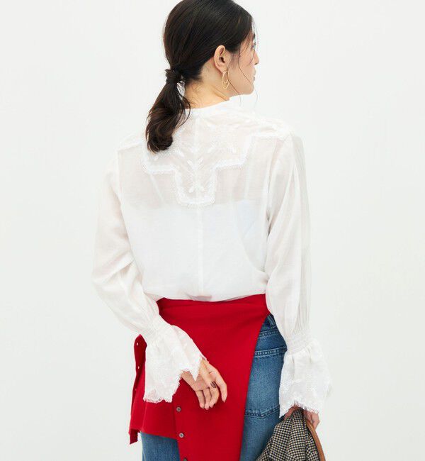 NOLLEY'S「刺繍レースブラウス」|シャツ・ブラウス|